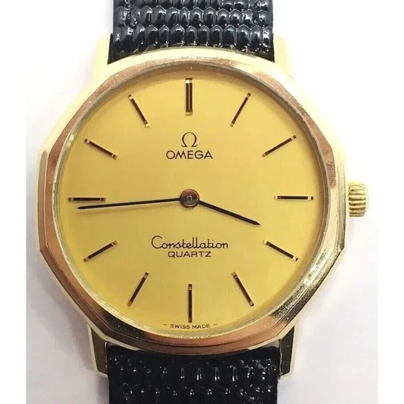 Vintage 1975 Omega Constellation Swiss Gold Filled Quartz Men's Watch 1970's - Picture 2 of 3